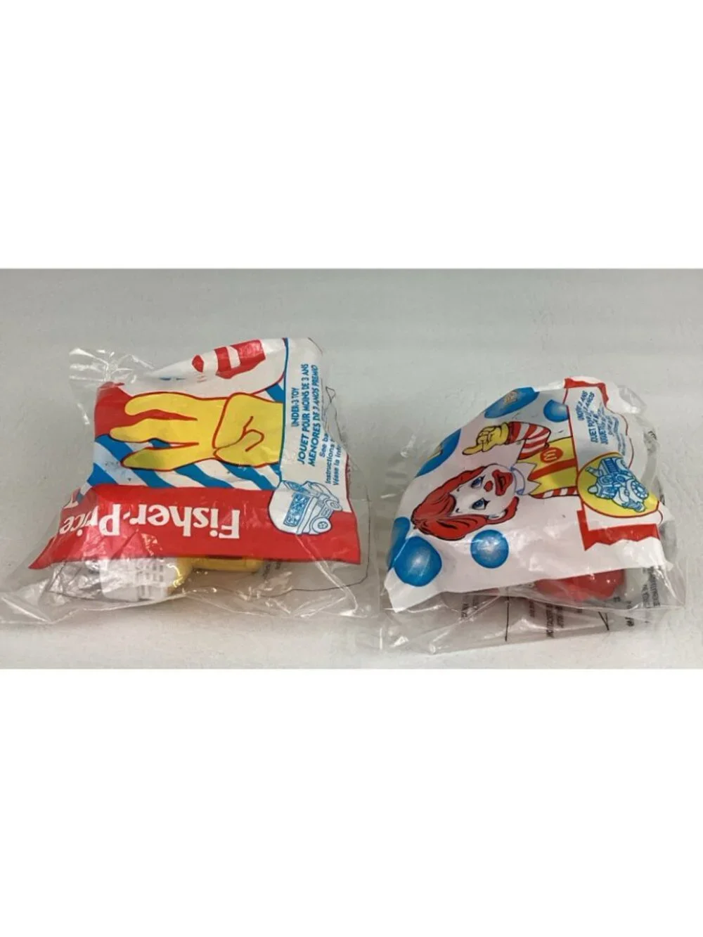 McDonalds Toddler Toys Ronald McDonald Fire Truck School Bus  Vehicle Bundle Lot